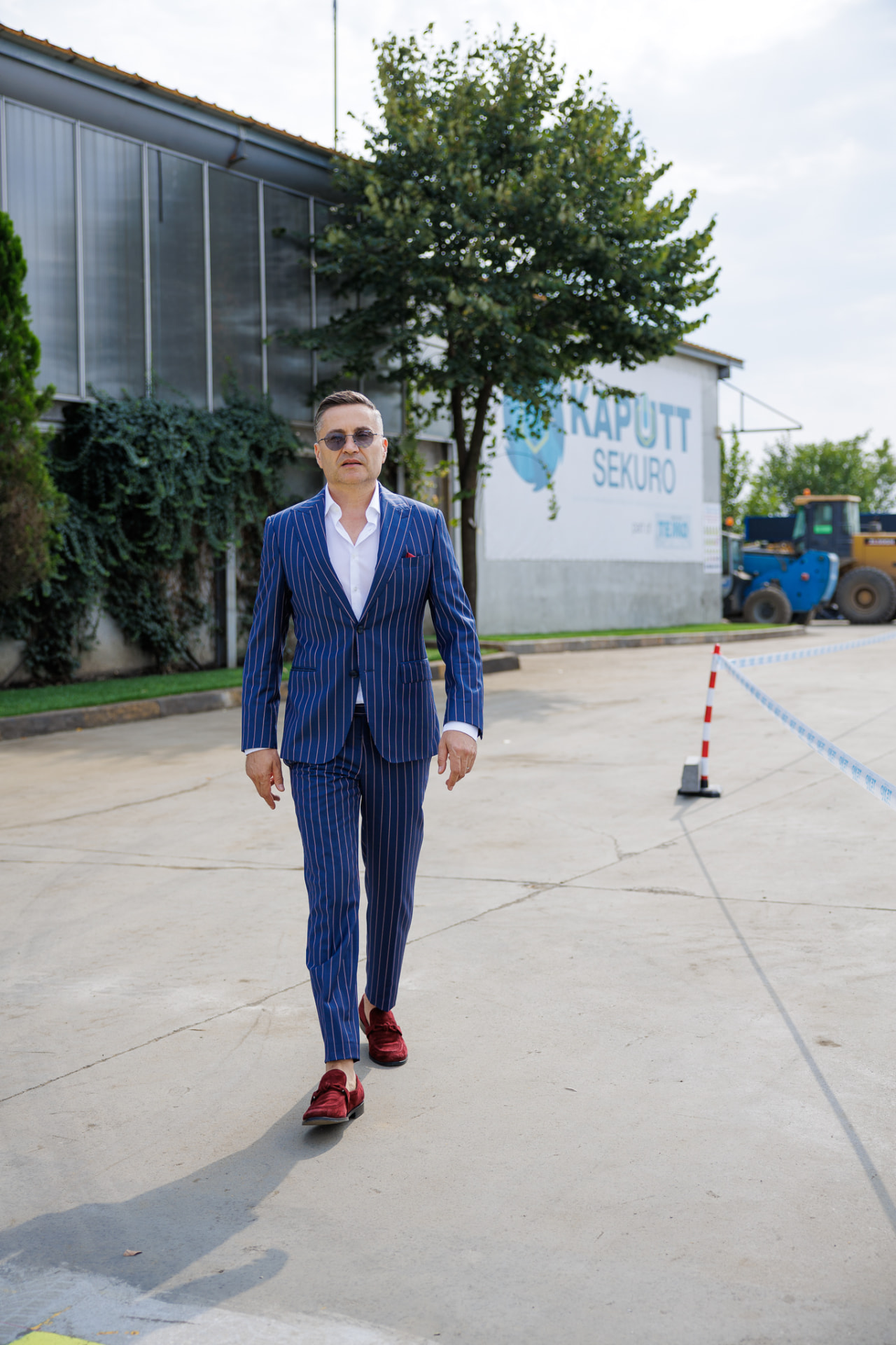Adrian Iancu la sediul KAPUTT SEKURO